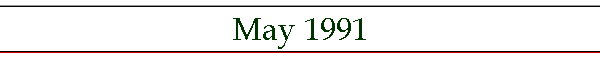 May 1991