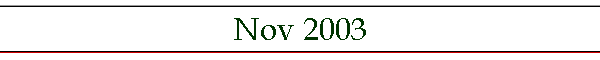 Nov 2003