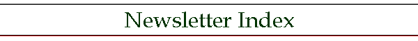 Newsletter Index